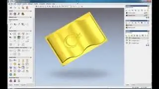 How to do a flag relief in ArtCAM, ArtCAM relief tutorial