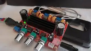 China 2.1 amplifier board test (TPA3116 D2)