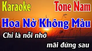 Hoa Nở Không Màu Karaoke Tone Nam ( Am ) Karaoke Lâm Organ -  Beat Chuẩn