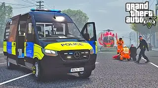 EPIC TSG Drug Raid & Fatal Protest - Air Ambulance Called! | GTA 5 UK Riot Police LSPDFR Mod