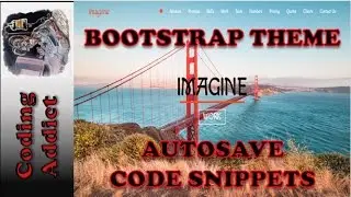 Bootstrap Theme 11 -  Autosave and Code Snippets Extensions