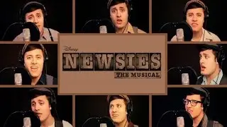 One Man Newsies (Nick Pitera) Disney's Newsies Broadway Medley