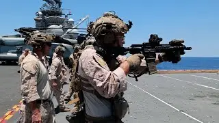 Live Fire Range Aboard USS Bataan (LHD 5)