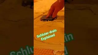 Schluter Drain grate assembly EXPLAINED 