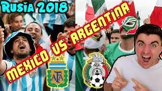 ESPAÑOL REACCIONA a HINCHADA DE MEXICO vs ARGENTINA en MUNDIAL de FUTBOL