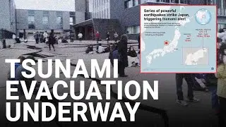 Japan earthquake: Warnings a tsunami is on the way