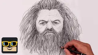 How To Draw Faces | Hagrid | Harry Potter