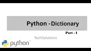 Python Dictionaries- Part 1