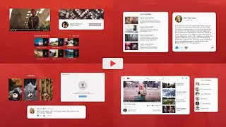 YouTube Social Media Elements - After Effects Template