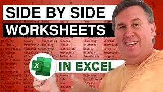 Excel - Can You View 2 Sheets Side By Side In Excel - Episode 1985