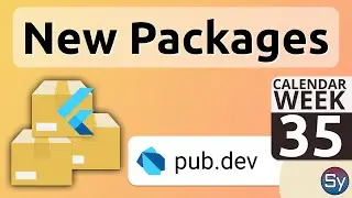 New PACKAGE RELEASES on PUB.DEV - WEEK 35 - Flutter and Dart