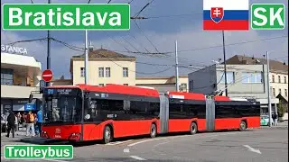 BRATISLAVA TROLLEYBUS / Trolejbusy v Bratislave 2024 [4K]