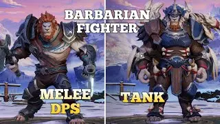 Tarisland - Barbarian Fighter All Skills | Tank / Melee Dps