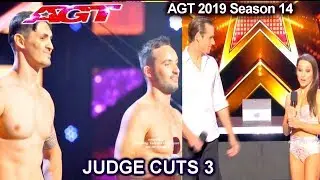 Duo MainTenanT – Andrei & Alexander  Acrobats| America's Got Talent 2019 Judge Cuts