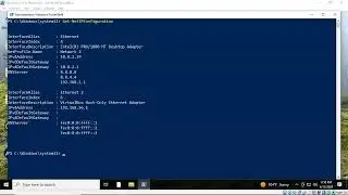 Obtaining IP Information Using Windows PowerShell