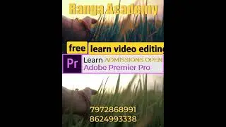 #short #premierpro learn free video editing