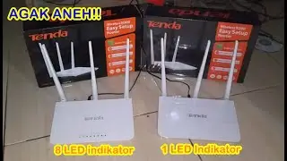 Ada Yang Aneh!! Perbandingan Router TENDA F3 1 LED dan 8 LED Indikator