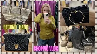 Одяг, взуття, сумки в Секонд Хенд / Vlog Second Hand