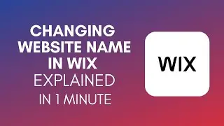 How To Change Website Name In Wix? (2024)