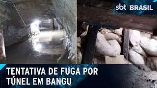 Presos cavam túnel para tentar fugir de presídio em Bangu, no Rio | SBT Brasil (02/09/24)