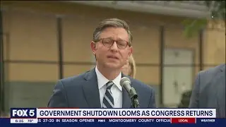 Government shutdown looms as Congress returns