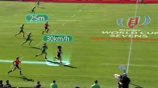 Is Portia Woodman the fastest player in rugby sevens?