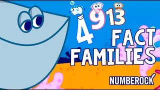 Fact Families Song | Addition & Subtraction with Number Bonds | How to Add & Subtract 9+4=13 & 5+3=8