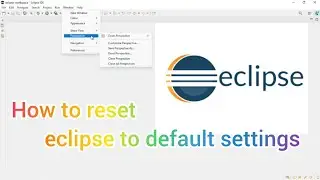 How to reset eclipse to default settings