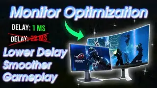 The Best Monitor Settings for Gaming (LOW LATENCY)