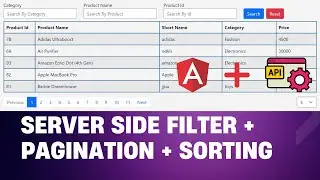 Angular Server Side Filter , Sorting & Pagination | Angular Tutorial