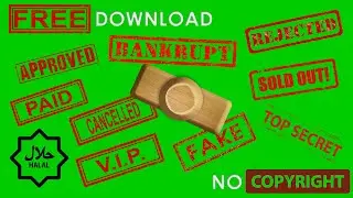 Green Screen STAMP I NO TEXT | NO COPYRIGHT I Free Download #greenscreen #greenscreenvideo