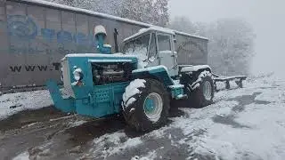 вот и снег ❄ ❄ ❄ 😃🚜