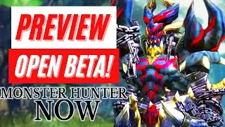 Monster Hunter Now Preview Open Beta + Close Beta Gameplay Trailer Mobile Android IOS