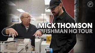 Tour Exclusivo: Mick Thomson do Slipknot na Fábrica Fishman (legendado Brasil)