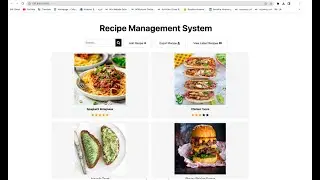 Simple Recipe Management System Using Flask