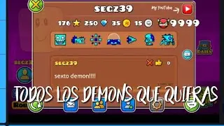 súper hack Cómo pasar de cualquier demon  quieras de geometry dash