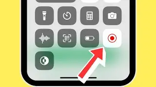 How To Add Screen Recording Shortcut Button To Control Center In iPhone