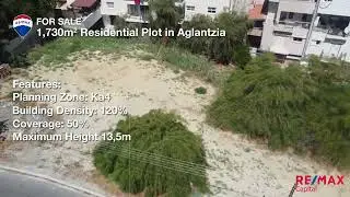 1,730sqm Residential Plots in Aglantzia