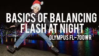 Basics of Balancing Flash with Holiday Lights Using the Olympus FL-700WR