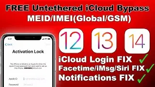 Free Untethered iCloud Bypass Windows iOS14|14.2/ iOS 12.4.8/12.4.9/iOS13 iCloudLogin/Facetime/Siri/