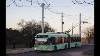 Поездка на троллейбусе БКМ-333,борт.№ 5546,марш.33