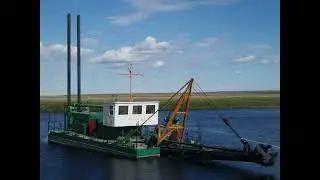 Земснаряд Ахтарец 1400 40. Дизельный.