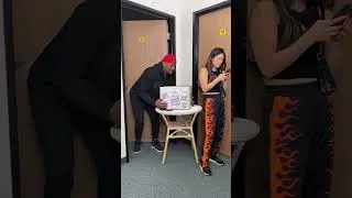 Dorm girl should be more careful with her money bucket 