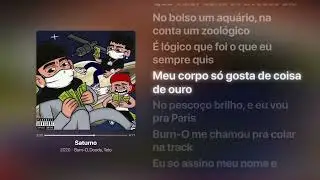 Burn-O, Doode, Teto - Saturno | Letra da Música