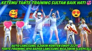 KETEMU TANTE TRAINING SULTAN BAIK HATI😍AJAKIN KONTEN EMOT 22JT AUTO LANGSUNG DI AJAK SLEEPCALL😍