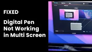 How to Fix Pen Drawing on Wrong Monitor in Multiple Displays | Dual Monitor Setup for Drawing Tablet