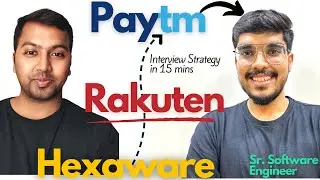 Switched from Rakuten to Paytm - Senior Software Engineer | Complete Interview Preparation Strategy