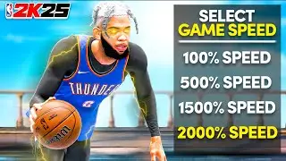 NBA 2K25 IF THE GAME SPEED WAS INCREASED BY 2000%... 😳⚡️