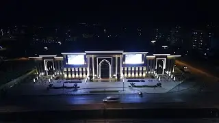 Şahinbey Kongre ve Sanat Merkezi Gece ve Gündüz Drone Çekimi 4k