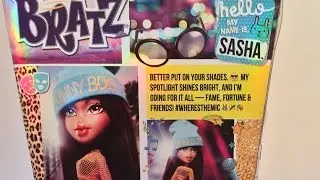 2015 Bratz Hello My Name Is Sasha Unboxing & Review, with Limited Edition shoes from Toys R Us!